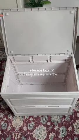 nak simpan tilam, toys pun boleh ni mmg besorrr ruang dia 🙌🏻 #storagebox #largestoragebox #boxorganizer #organizerideas #plasticstoragebox 