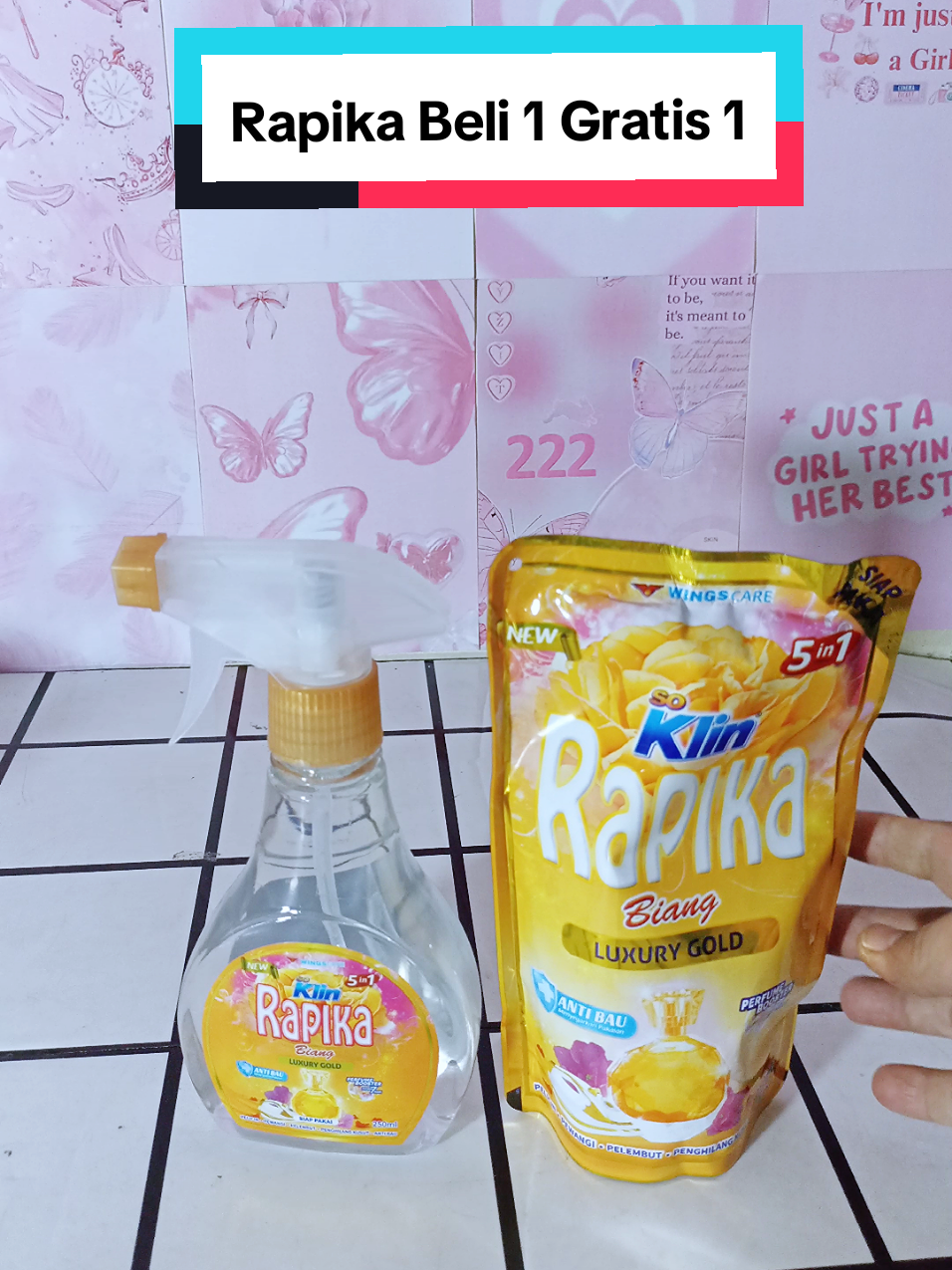 Rapika Beli 1 Gratis 1 #rapika #pewangi #viralvideo #viraltiktok #gajiansale 