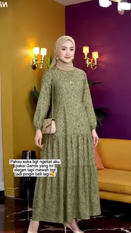 Anggun Sejak Pandangan Pertama Dress gamis ini tuh bikin tampil anggun dari pandangan pertama ✨ Modelnya flowy, bahannya adem, dan jatuhnya cantik banget Sekali coba, langsung pingin koleksi semua warnanya! #dressgamis #gamisanggun #fashionmuslimah #ootdmuslimah #gamiswanita 