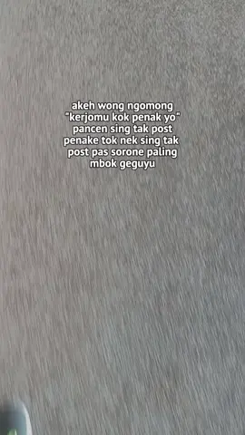Ndak seng r seneng + ngeploki