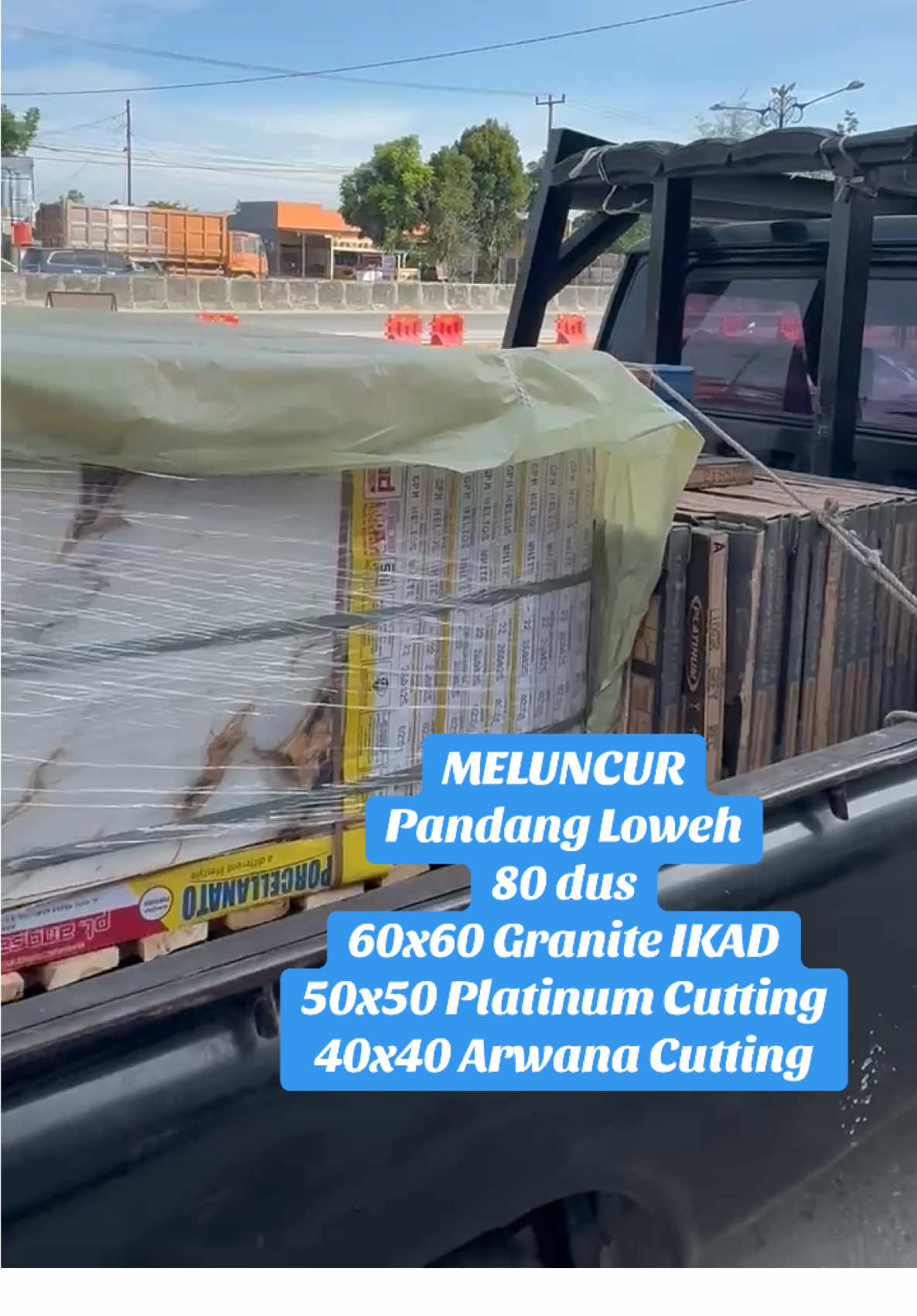 Pasti kualitas terbaik kalo belanja di GalaxyKeramika ✨✨ Makasih boskuh 🔥🔥🔥 Otw Padang Luas, Kampar 🚀🚀 #renovasirumah #ataprumah #riau #sumbar #lantaikeramik 
