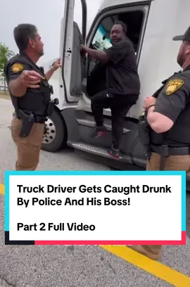 A truck driver was caught drunk in the middle of the street outside a warehouse where he was supposed to pick up a load. After failing to answer his boss’s calls and messages, the boss grew concerned and contacted police. When officers located the tractor parked outside the warehouse, they knocked on the door. The driver stumbled out, immediately raising suspicion that he was intoxicated. When asked, he admitted, “Yeah.” His boss fired him on the spot. 😳 #trucking #truckdriver #truckinglife #18wheeler #cdl 