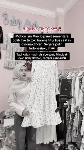fitur live tiba tiba hilang, sedih dan bingung. Semoga semua lekas membaik🤍🇲🇨 #livetiktok #livetiktokdiblokir #lekasmembaik #staysafe #hostlive 