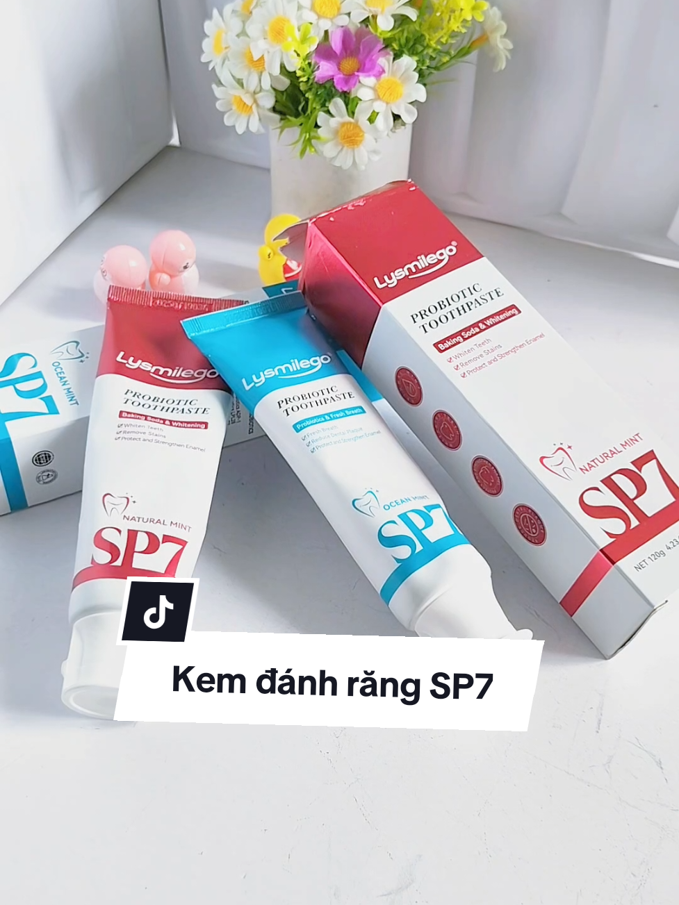 Kem đánh răng SP7 đánh lên làm trắng răng hỗ trợ tình trạng hôi miệng  #taphoamedauu #kemdanhrang #kemdanhrangsp7 #lysmilego #xuhuong @Tạp hóa mẹ Dâuu 