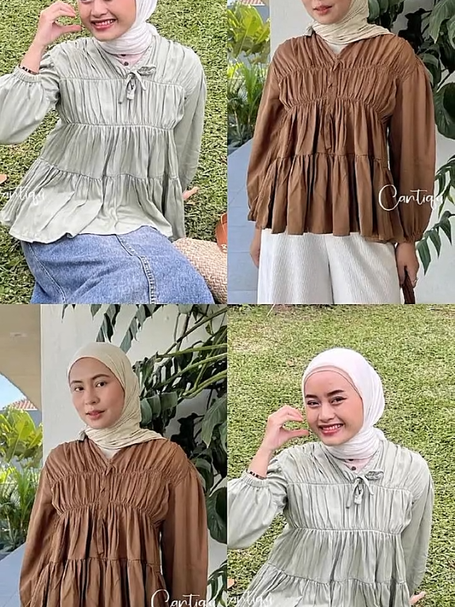 #dailyoutfit #ootdhijab #wanitacantik 