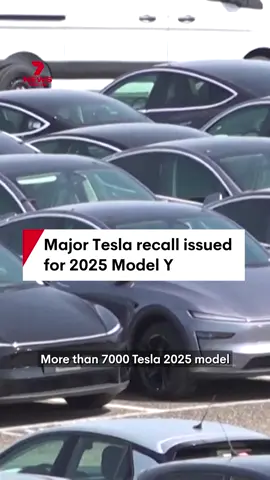 Australia's best selling electric car brand has issued an urgent recall. More than 7 thousand Tesla 2025 Model Y's have been impacted by a major software fault which results in the automatic windows closing with 