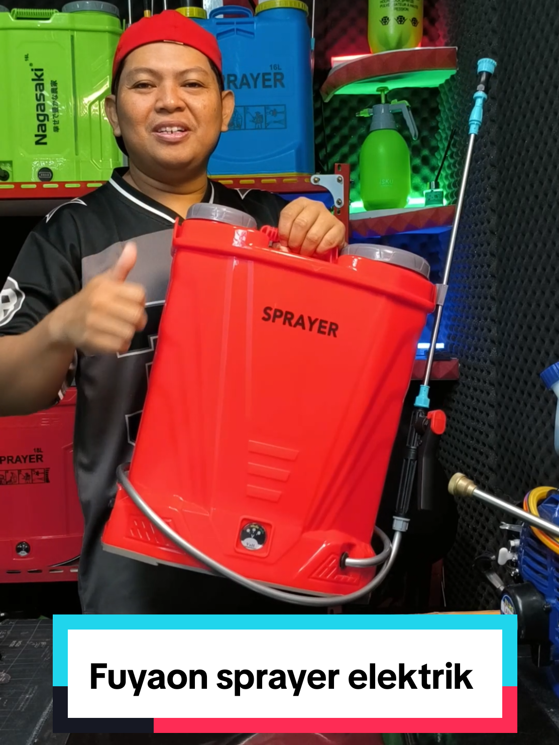 Membalas @sutik1922  Fuyaon sprayer elektrik berkualitas premium, harga dan ongkir terjangkau buat petani Indonesia. #sprayerpertanian #sprayertanaman #fuyaon 