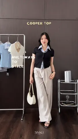 lagi sukaaa bgt sama atasan ini🥹 #SivaliFactory #IChooseCOZY #layeringoutfits #musthave 