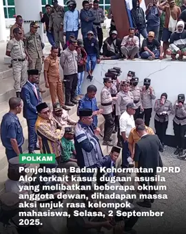 Penjelasan Badan Kehormatan DPRD Alor terkait kasus dugaan asusila oknum anggota dewan. #wartaalor 