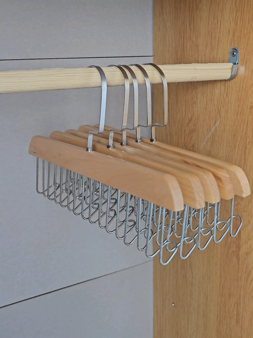 8 Hooks Non-Slip Solid Wood Hanger Space Saving Woman Bra Hanger Man Belt Tie Hanger Durable #SpaceSavingHanger #MultiFunctionOrganizer #NonSlipWoodHanger #ClosetOrganizer #DurableStorageSolid  Wood Hanger Non-Slip Hanger Space Saving Hanger Bra Hanger Organizer Belt and Tie Hanger Closet Storage Organizer Multi Hook Hanger Durable Wooden Hanger Wardrobe Space Saver Hanging Accessories Organizer