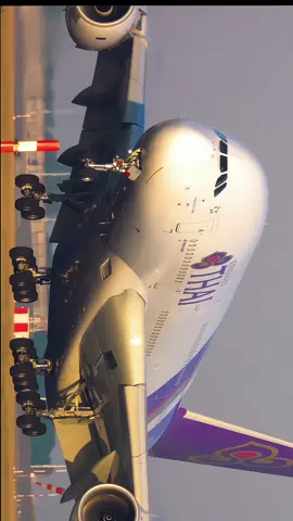 THAI AIRWAYS || A380-800🇹🇭🫡 📸: FRAproductions #a380 #airbusa380 #airbus #thaiairways 