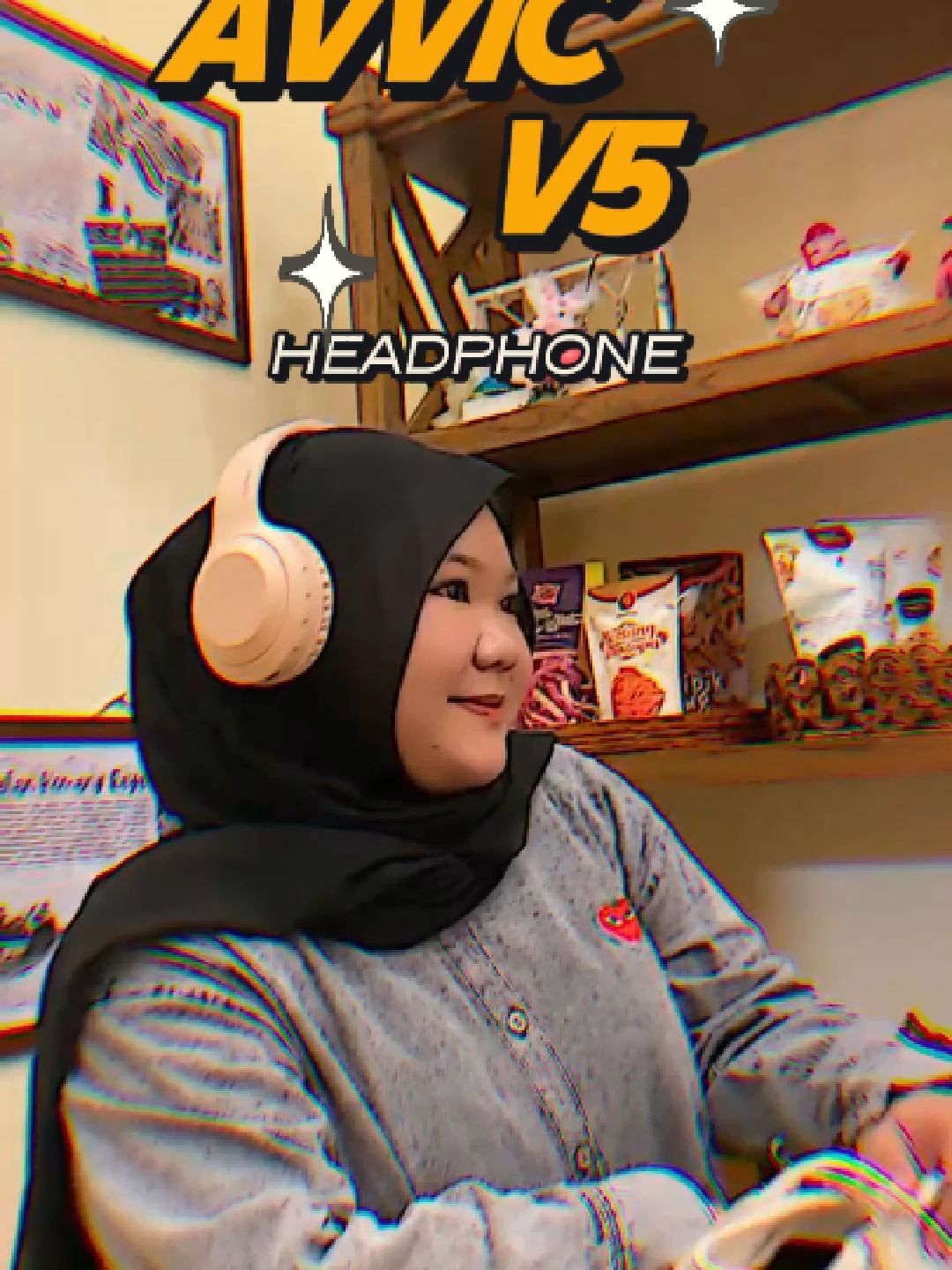 Avvic V5 Wireless Headphone Bluetooth Headset Stereo HIFI Bass HDSound Earphones White Biru Ponsel Beige Pink Puti Merah h Putih Led #headphone #headphonesrecommended #headphones🎧 #headphonemusic #headphonebluetooth #fypviralシ #froyoupage #avvicstore #avvic