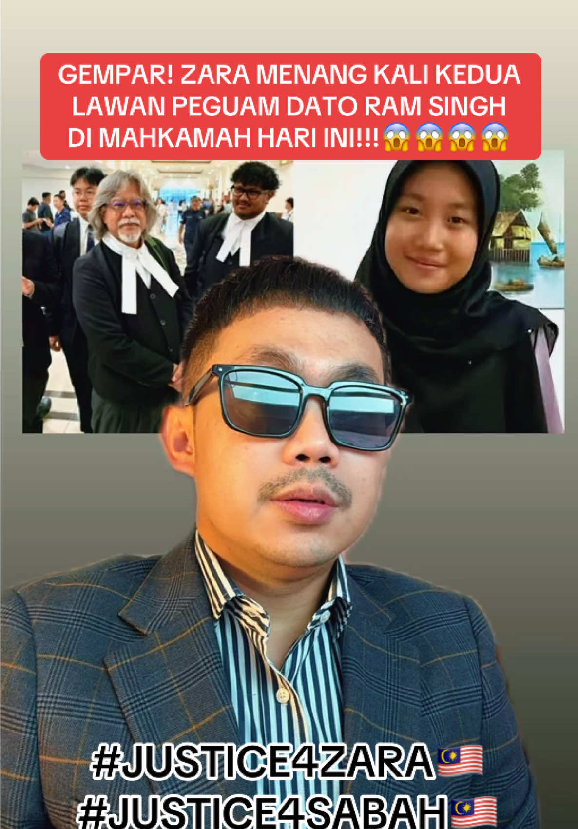 2 September 2025: Zara Qairina Mahathir Menang Kali Kedua Lawan Peguam Dato’ Ram Singh di Mahkamah Tinggi KK Sabah 😱😱😱 #justice4zara #justice #justice4sabah #justice4nyawarakyat #shouldbeme 