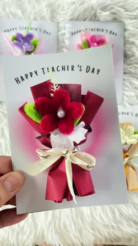 Mini Bouquet with Card #fuzzywireflowers  #minibouquets 