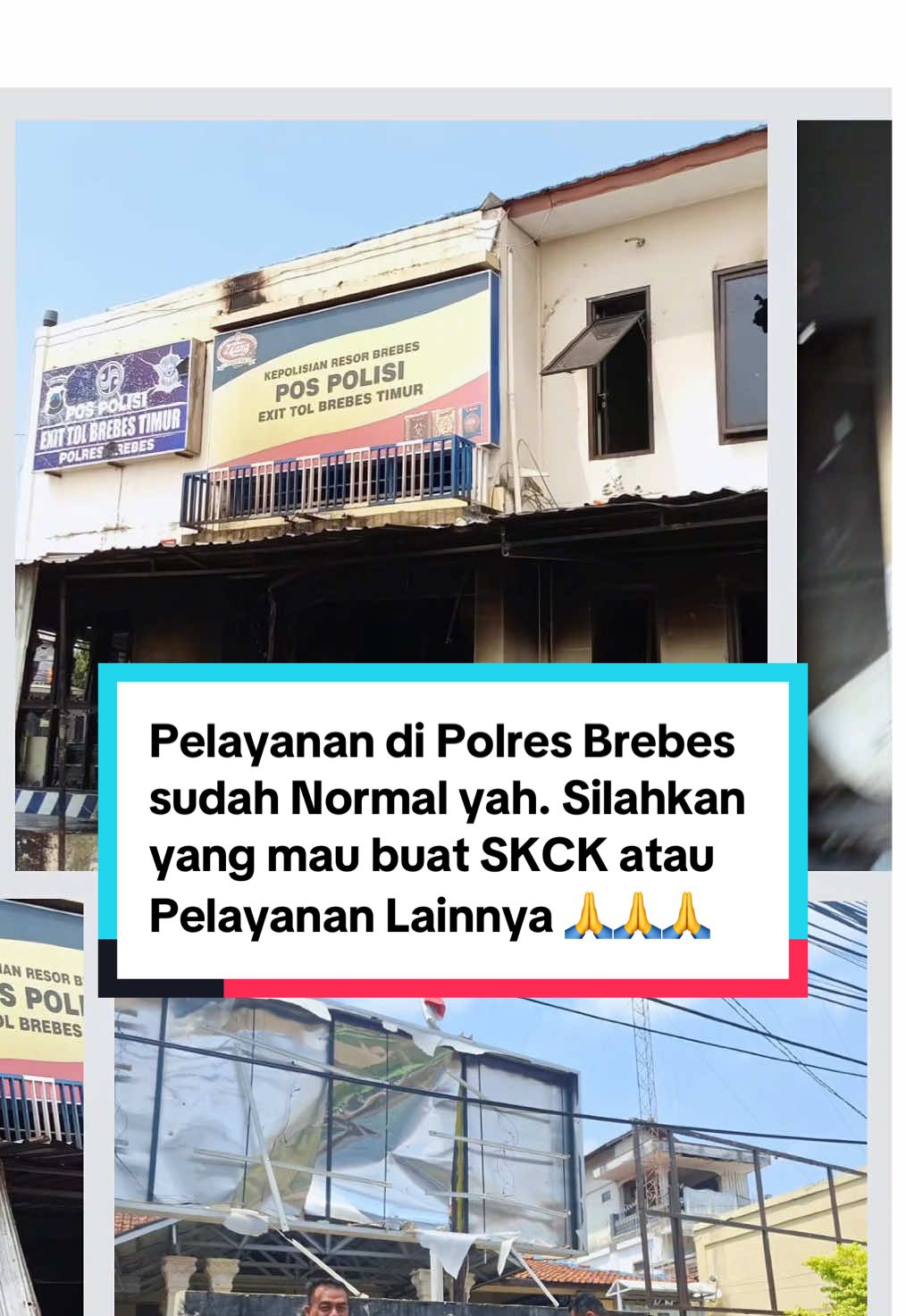 Pelayanan Polres Brebes sudah kembali dibuka 🙏🙏🙏🙏💪💪💪