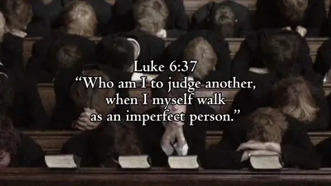 [ Luke 6:37 | NLT ] — “The key is to be mindful of how you judge. Avoid judging harshly or without compassion. Think about it: do you want God to judge you without mercy? God's judgment of you will reflect how you judge others. If you readily criticize, expect criticism in return. If you refuse to forgive, don't expect forgiveness. The measure you use for others will be the measure used for you. Ever feel like you're stuck in a cycle of trying to break bad habits, like an addiction or a quick temper, but nothing seems to stick? Jesus has a powerful message for us: the problem isn't just the behavior, it's our hearts. Think of it like this: a bad tree can't produce good fruit. So, to really change, we need to focus on transforming our hearts. It's not about just stopping the bad stuff; it's about cultivating a genuine love for Jesus. That's what true discipleship is all about – loving and trying to be like Him.” #bibleverse #spreadthegospel #thechosen #foryou #fyp 