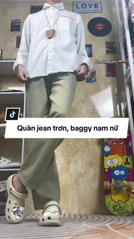 Quần jean trơn, quần baggy nam nữ #xuhuong #fyp #xh #quanjeantron #quanbaggy 