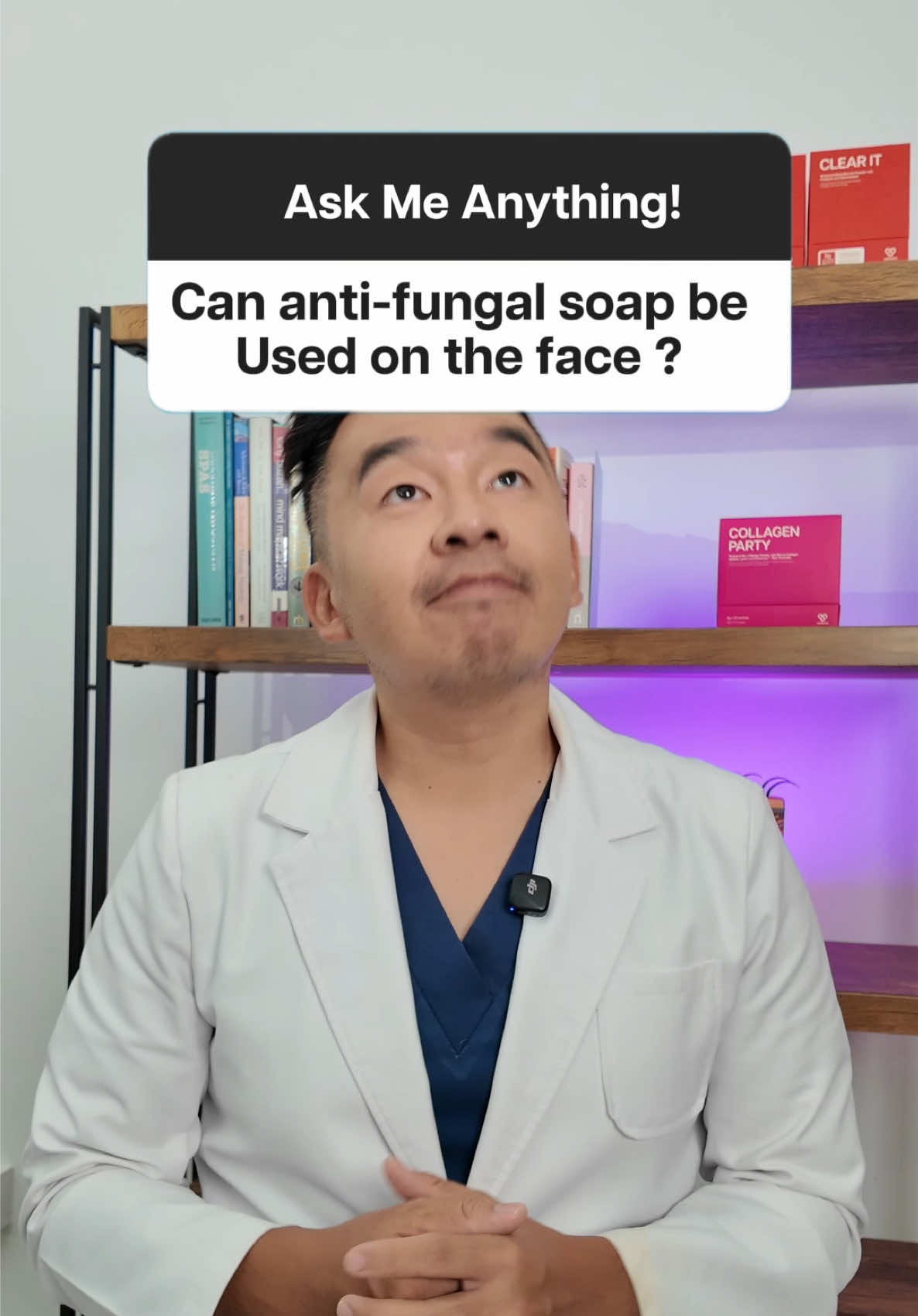 Can anti-fungal soap be used on the face 🤔❗️ #antifungal #antifungalsoap 