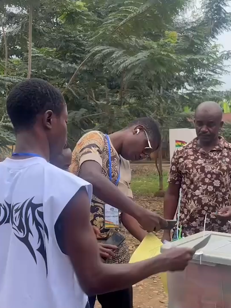 Voting begins at Salvation Army Primary School, Topremang  #ElectionCommandCentre