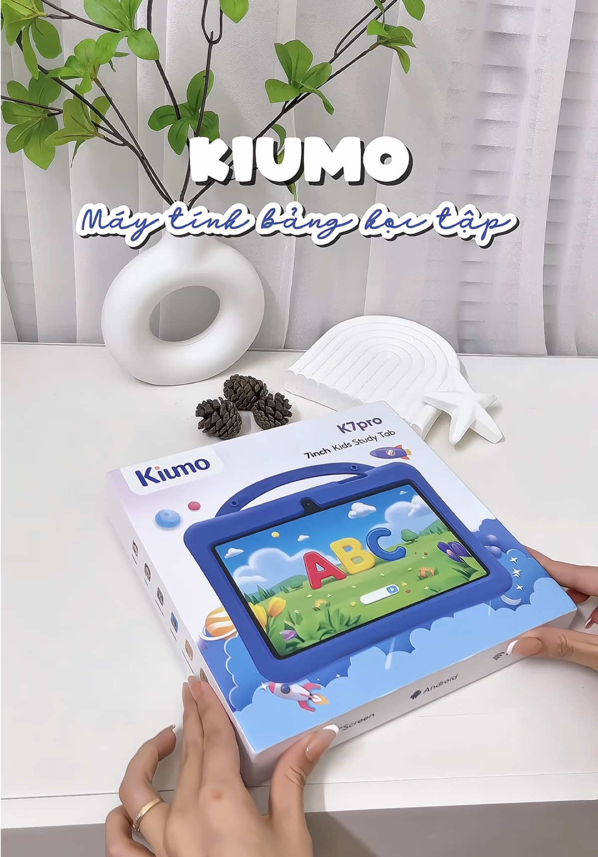 Máy tính bảng cho con học tập phát triển trí tuệ #mecoemcam #mevabe #maytinhbangtreem #kiumo 