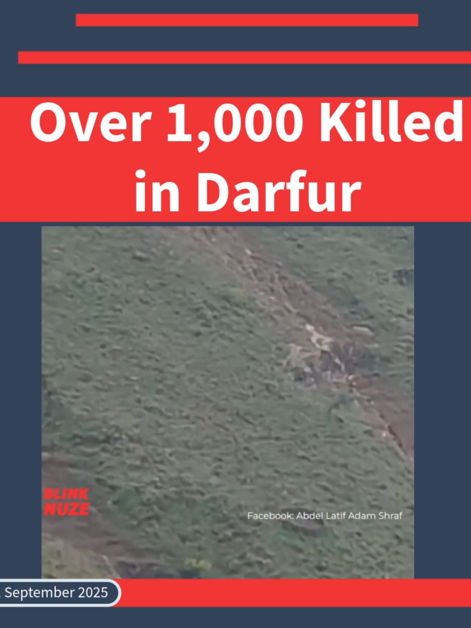A devastating landslide struck Sudan’s Darfur region, killing more than 1,000 people and wiping out an entire village. Survivors and aid remain desperately scarce. #Sudan #Darfur #landslide #civilwar #Breakingnews #tiktoknews
