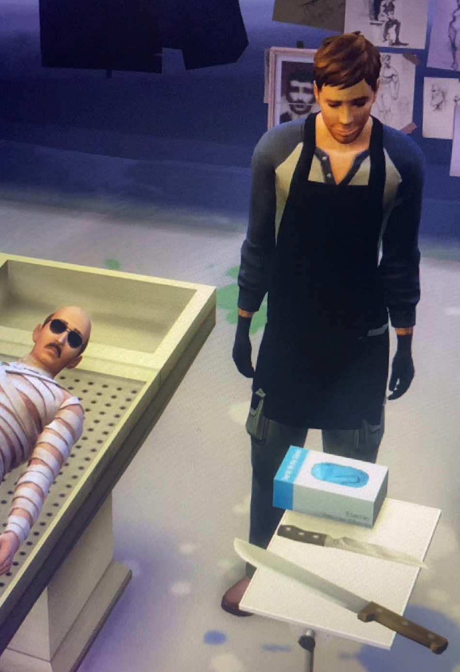 you’ve peeped your last window, tom  xoxo, dexter  #sims4 #dextermorganedits #sims4mods #dexter #sims4cc 