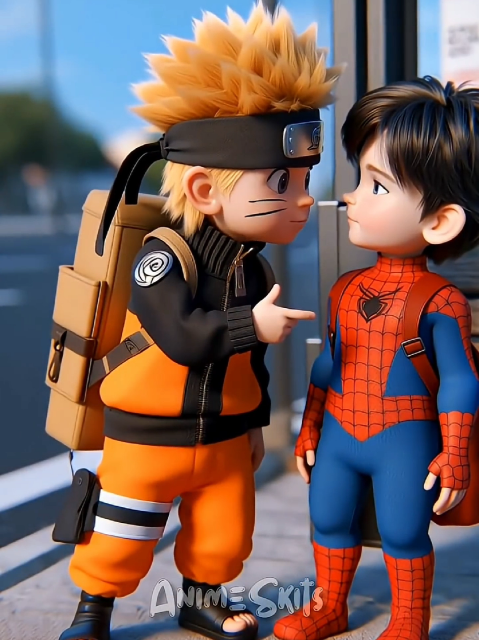 ℹ️ Naruto and Spider-Man's Revenge: Battle with Venom 😈 #naruto #anime #sasuke #goku 