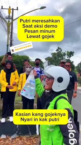 Membalas @ahmadsade39  demo lucu,putri pesen makanan ojol bikin resah #beritaterbaru #demo #demo2025 #viralvideo #videoterbaru 