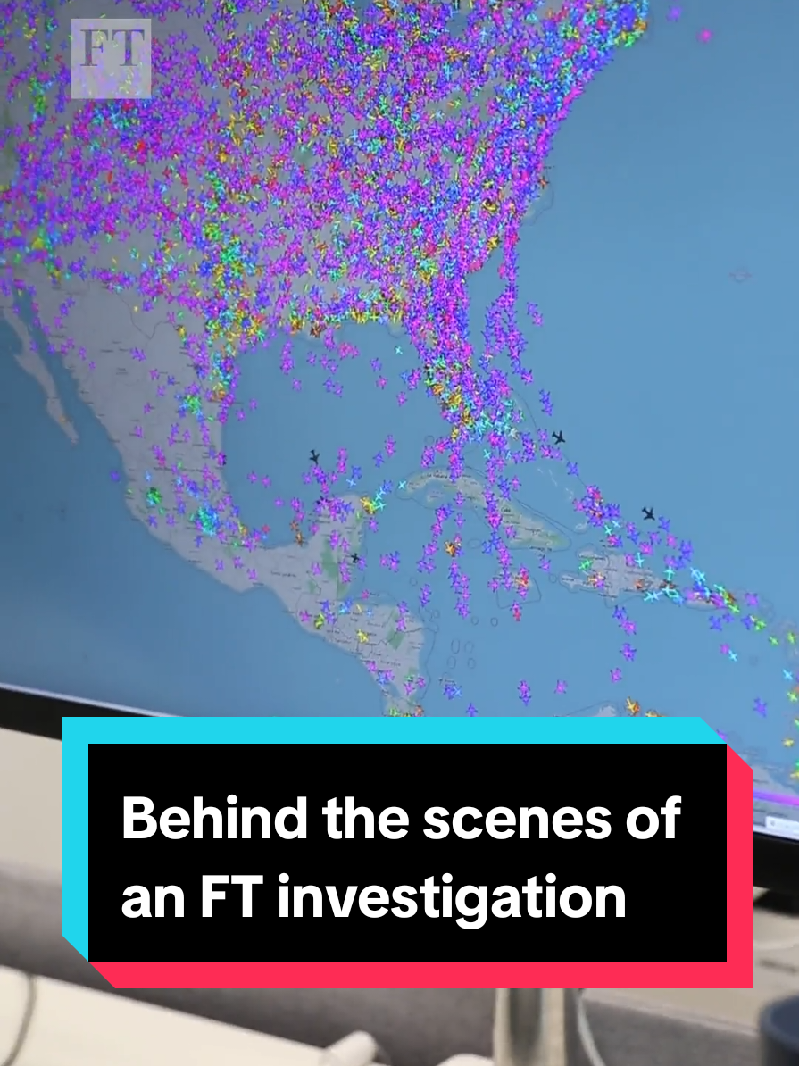 What goes into an FT visual investigation? Our graphics journalist Peter Andringa explains what he did to put together ‘The booming business of Trump’s deportation flights’ story as more private companies want to get a slice of billions of dollars to fly immigrant detainees out of the US. Tap the link to read the full investigation.  #finance #business #america #investigation #bts 