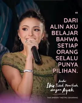 Dari karakter Alin, Amanda Rawles belajar bahwa kita semua punya pilihan dalam hidup, dan harus berhati-hati dalam memilih. Kita juga bisa belajar dari banyak karakter di film Andai Ibu Tidak Menikah dengan Ayah, 4 September di bioskop 😊 Beli tiketnya sekarang, serbu promo BELI 1 GRATIS 1 TIKET! ✨ #AndaiIbu #AndaiIbuTidakMenikahdenganAyah #fyp #rekomendasifilm #tiktoktainment 