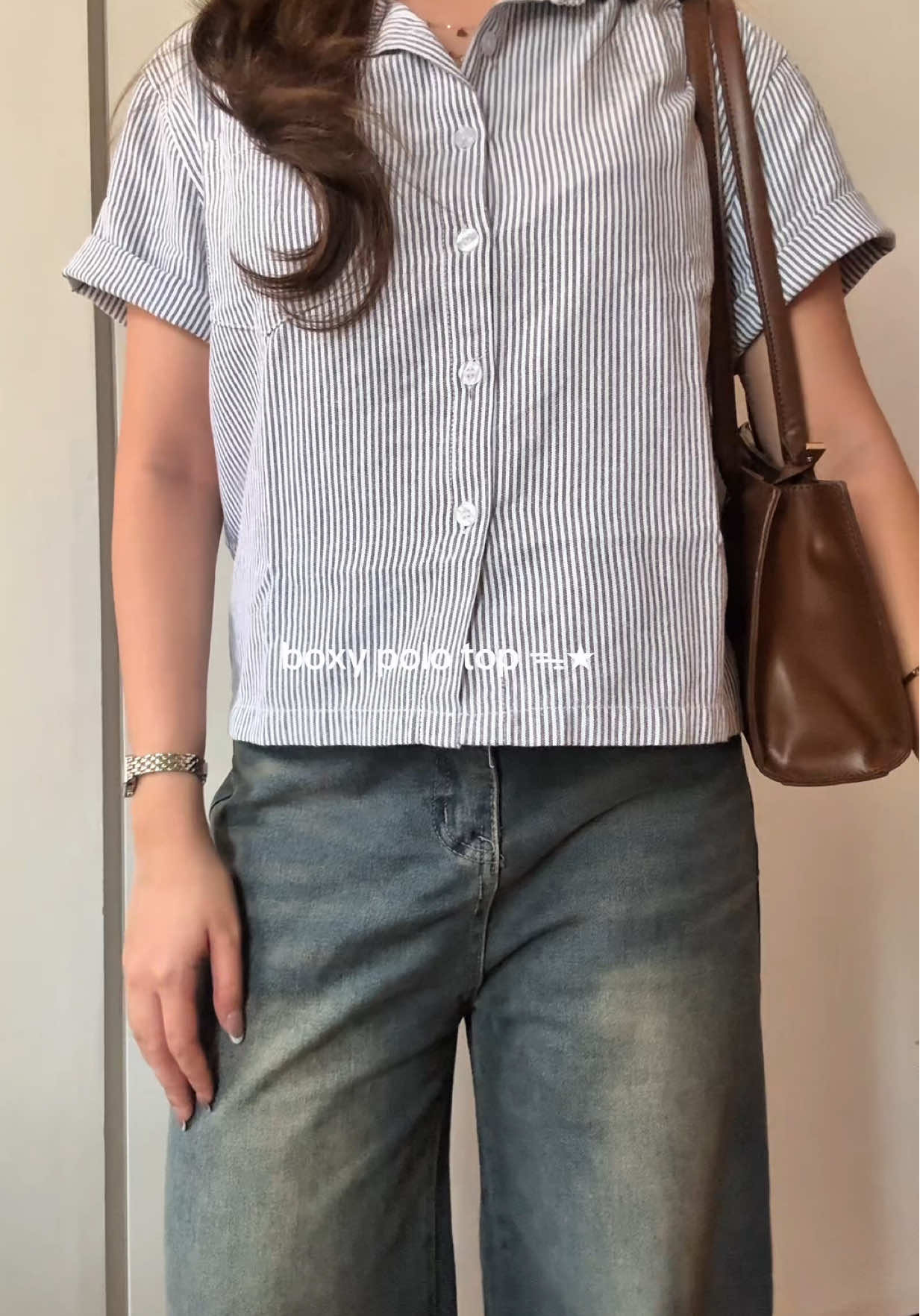 now I want to get this top in other colors 🤩 #polo #OOTD #polotop #fyp #outfitinspo 