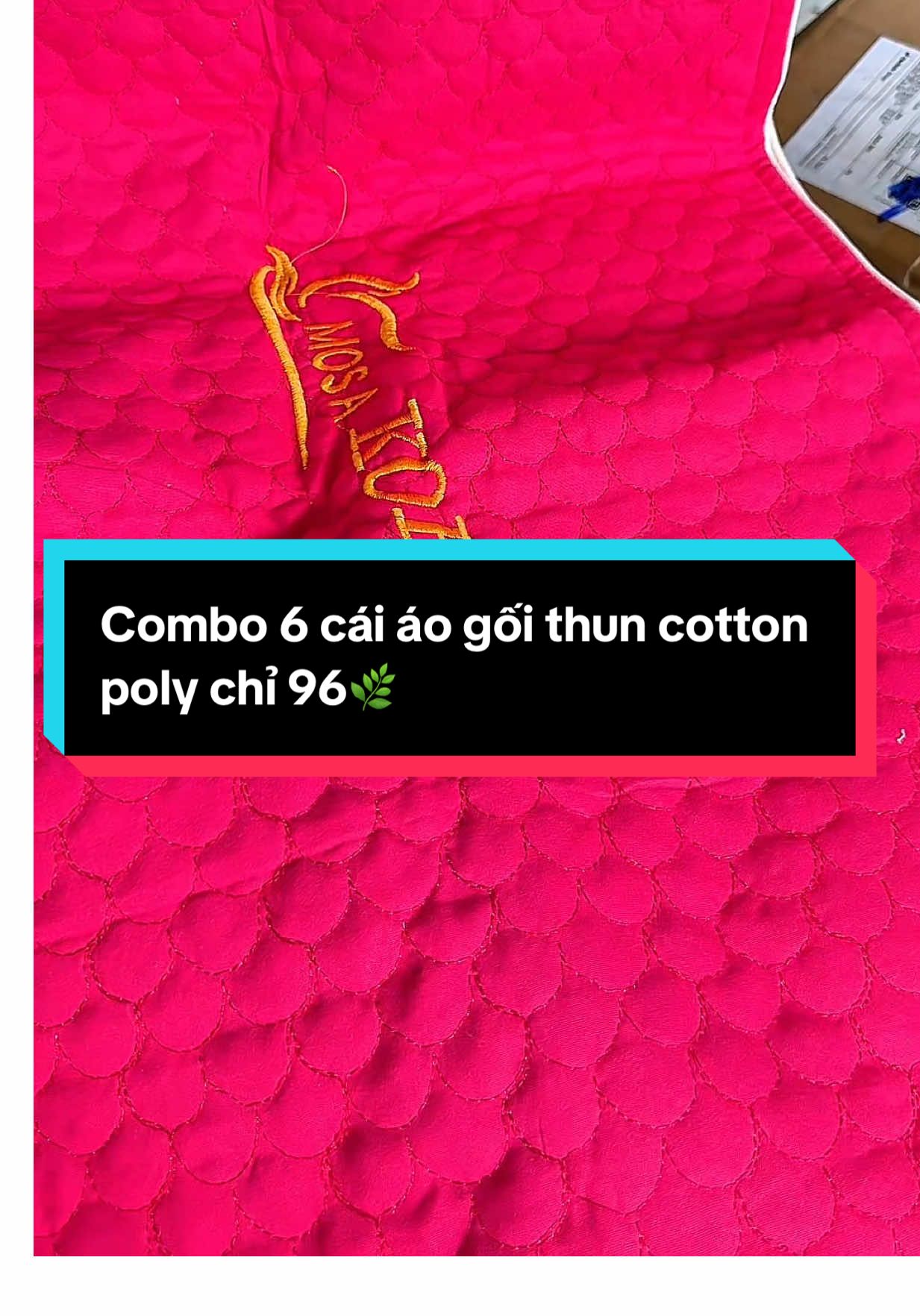 Combo 6 cái áo gối nằm cotton poly 96k miễn ship #giadungzyhome  #combo6aogoinamcotton #aogoi #aogoinam #changagoicotton  @GIA DỤNG ZYHOME 🌿 