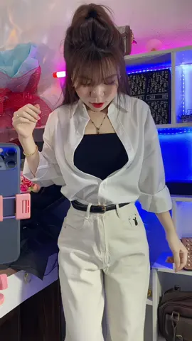 Áo sơ mi đi làm đi chơi đều okila