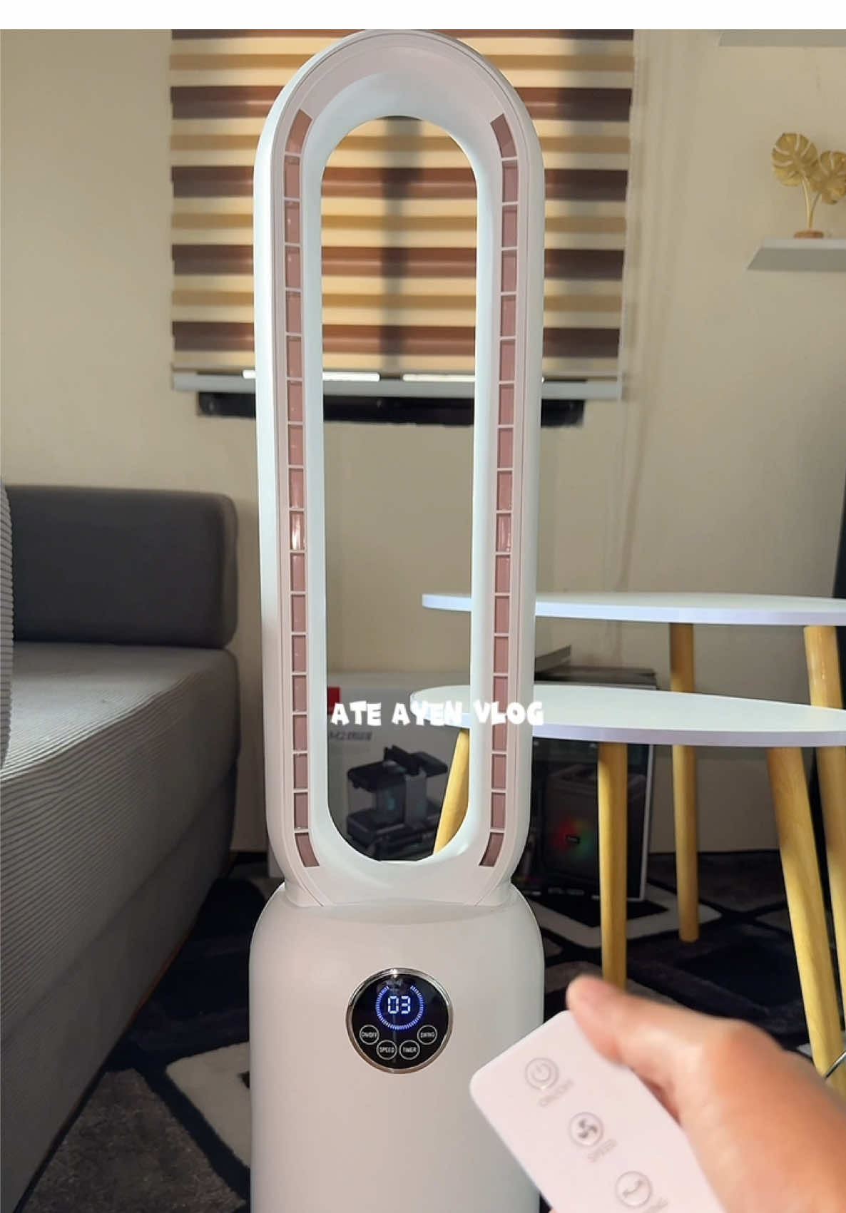 Electricfan na safe sa mga bata at tipid pa sa kuryente#fypシ #tiktokph #ateayenvlog #kanazawa #kanazawabladelessfan #bladelessfanpurifier 