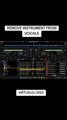 HOW TO REMOVE INSTRUMENT FROM VOCAL VIRTUALDJ 2025 #virtualdj #instrument #vocal #mapping #fyp 