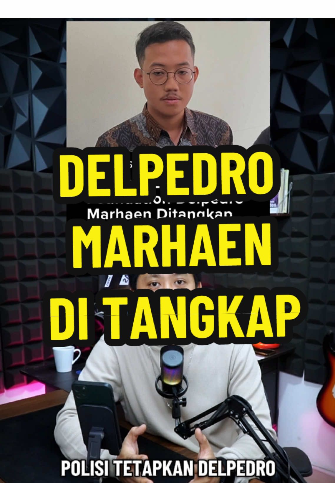 Polisi Tetapakn Delpedro Marhaen Sebagai Tersangka Penghasutan Aksi Anarkis #delpedromarhaen #tersangka #polisi #polri #beritatiktok 