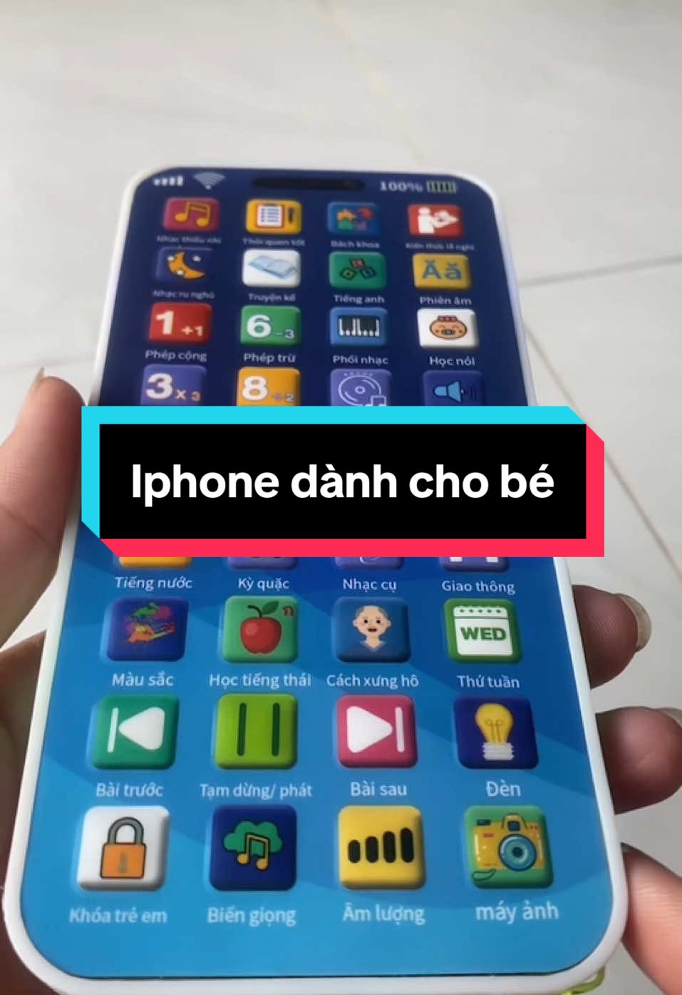 Điện thoại đồ chơi trẻ em bản tiếng Việt bé thích mê .
