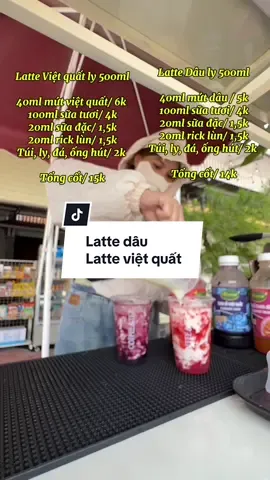 Chia sẻ cách pha Latte dâu và Latte việt quất tại nhà rất đơn giản nha mọi người tham khảo ạ #lattedau #lattevietquat #congthucphache #nguyenlieuphache #dungcuphache 