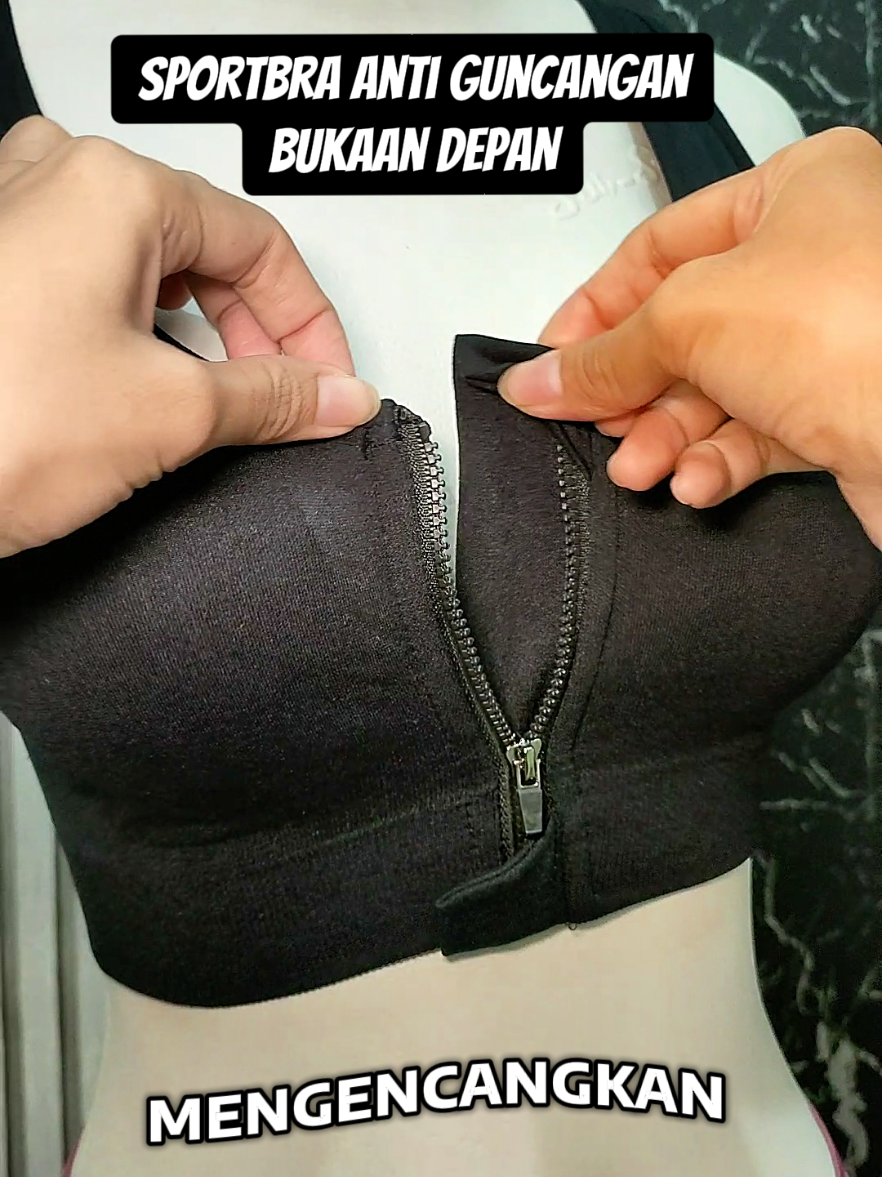 Cobain sportbra anti guncangan resleting depan, gampang dipakai & nyaman banget dipake lari, yoga, gym atau zumba! 💃 #sportbra #braantiguncang #braresleting #braolahraga #promoguncang99 