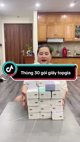 Thùng 30 gói giấy topgia #giaytopgia #yennhacua1102 