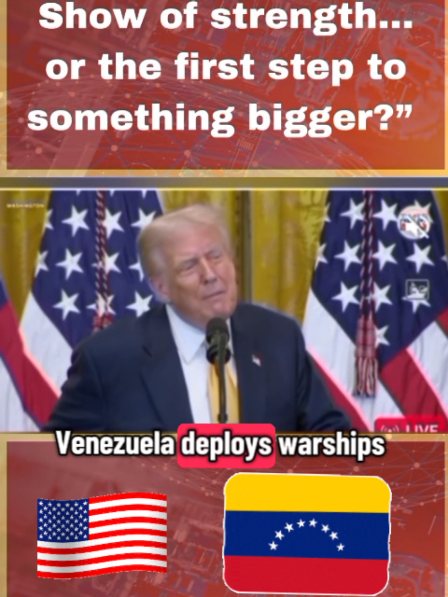 Show of strength… or the first step to something bigger Trump united state and Venezuela update #GlobalNews #AmericaNews #update #news #USA 