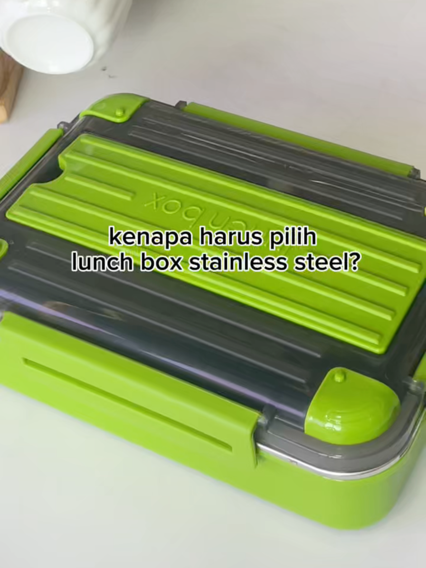 Cari tempat bekal jangan setengah-setengahh, carinya langsung yang tahan lama dan berkualitas bagus aja kayak lunch box satu inii.. #lunchbox #tempatbekalviral #fyp #stainlesssteel