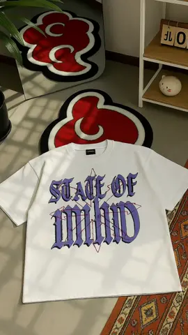 Tshirt Boxy Oversize Slace of Mind White Unisex #tshirtboxy #tshirt #oversizedshirt #outfit 