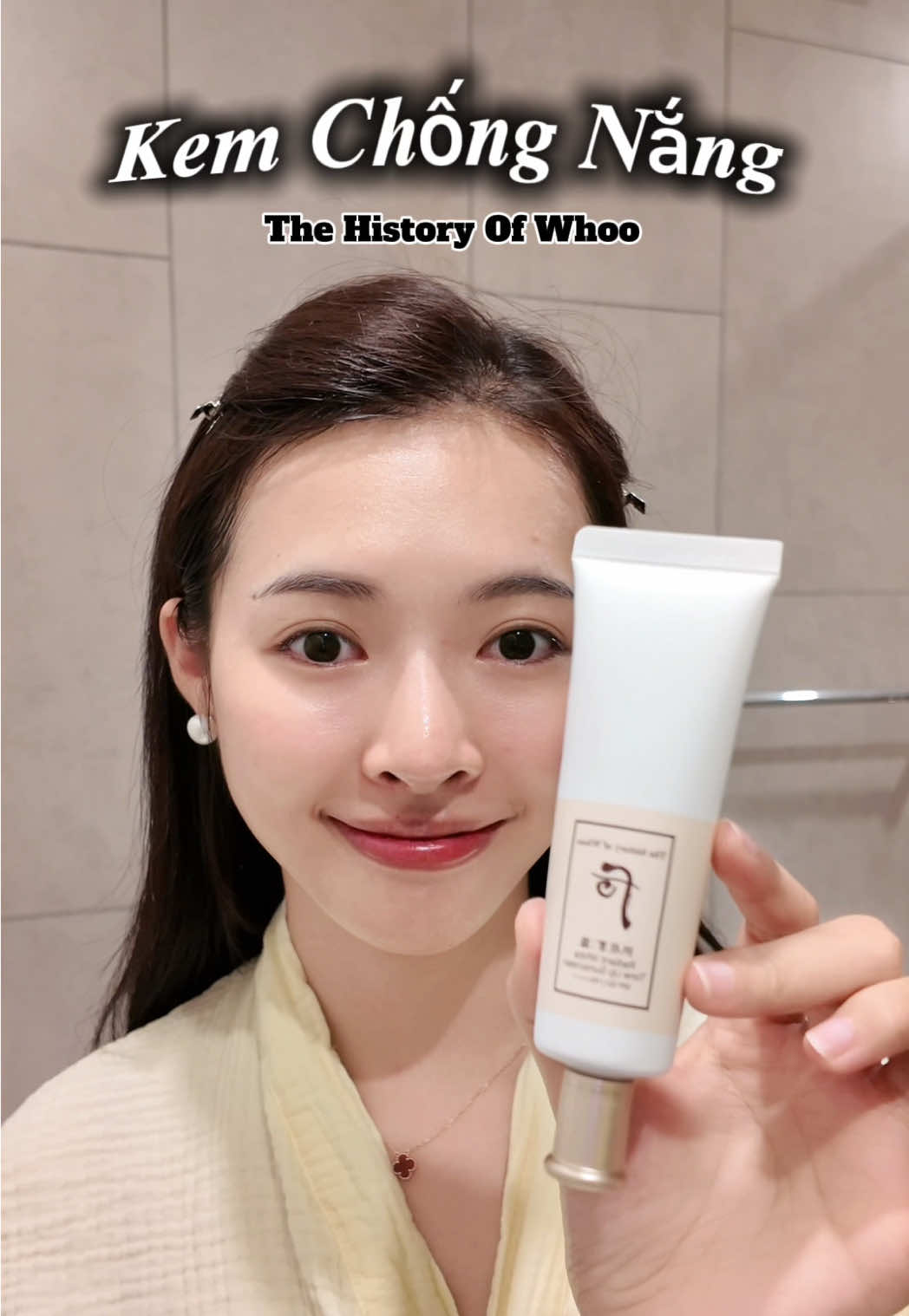 Chống nắng hàng hiệu sài chỉ có mê luôn thui #kemchongnang #kemchongnangnangtone #thehistoryofwhoo #thewhoo #vananhonni 