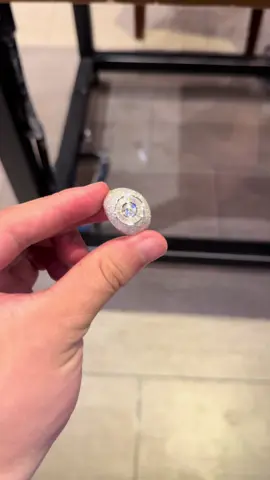 Nhẫn thiết kế full moissanite 💍💎 Đẹp và nổi bật khi lên tayy #trangsuc #xuhuong #phugialuxury #moissanite #nhan 