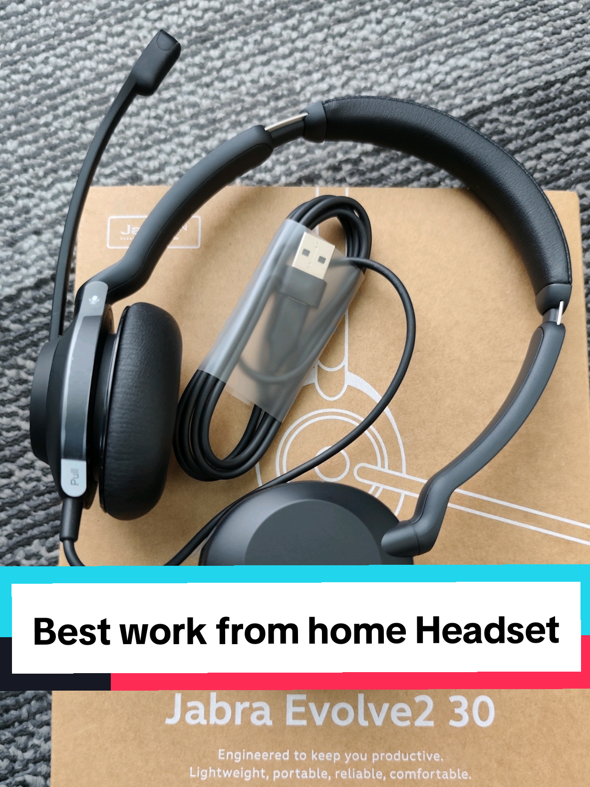 Jabra Evolve30 ii SE 🎧 - best work from home headset 👌 #jabra #jabraheadset #workfromhomeheadset #affiliatemarketing #contentcreation 
