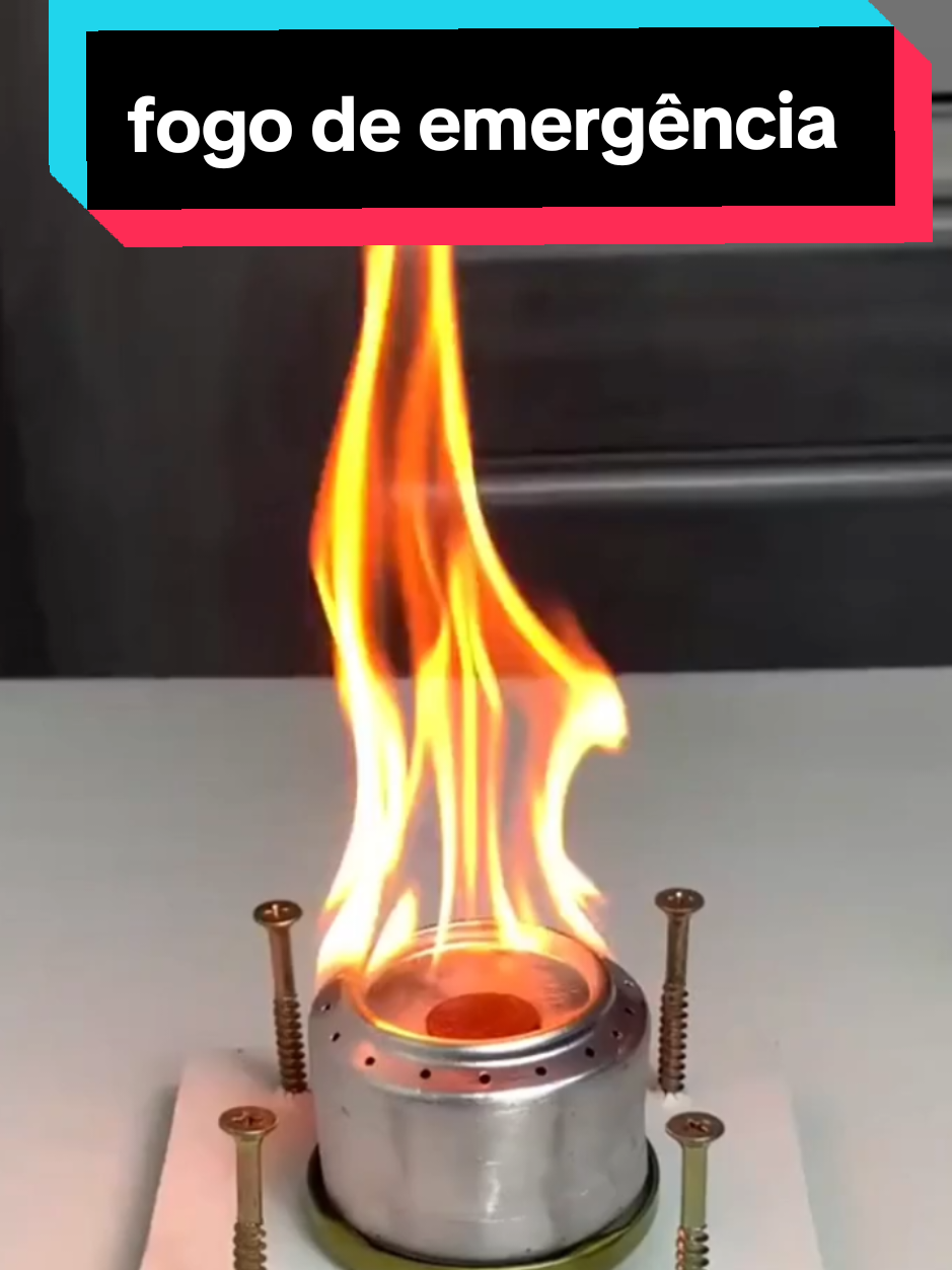 fogo de emergência #fogareiro #sobrevivencialismo #preparação #estoque 