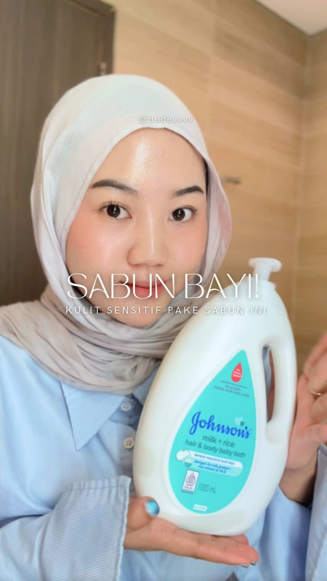 Sabun bayi buat kulit sensitif 🍼 Gentle, non-SLS & wanginya bayi banget 🤍 @johnsonsbaby.id #MandiSusuGlowing #JohnsonsBaby #SabunBayi #KulitSensitif #GentleSkincare