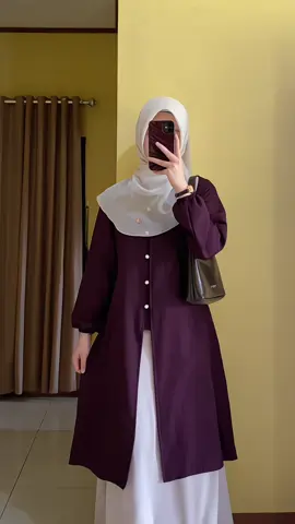 tunik nya elegan sekali 🫰🏻 #tunik #tunikkekinian #ootdhijab #ootdfashion #fyp 
