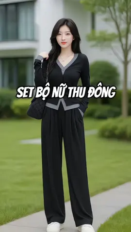 Set bộ quần áo nữ thu đông #thoitrangnu #bomacnhaxinh #bomacnha #setbothudong #setboquanaonu 